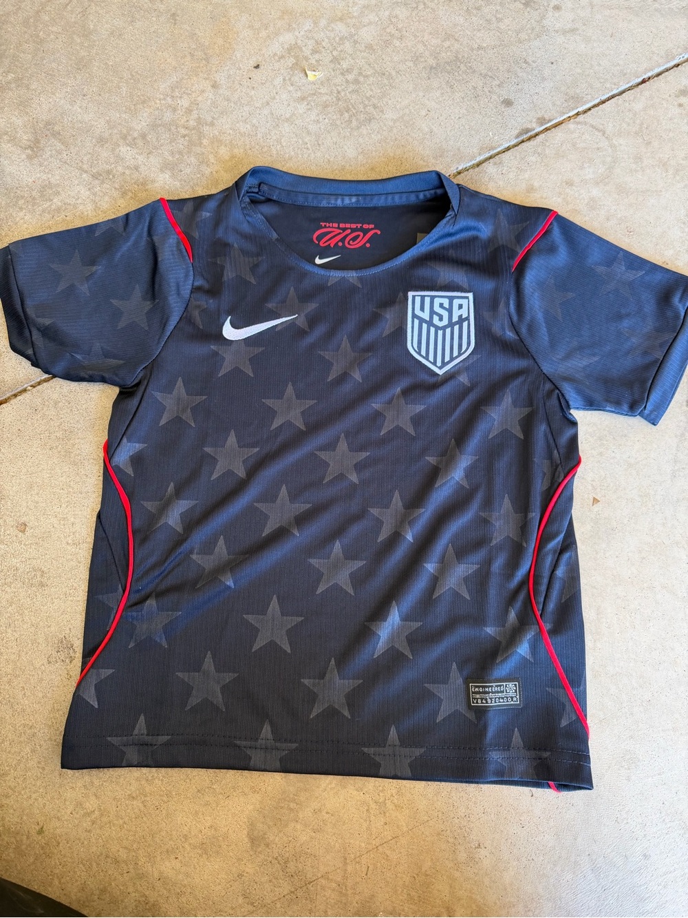 Nike Kids USA Navy Star Soccer Kit Medium